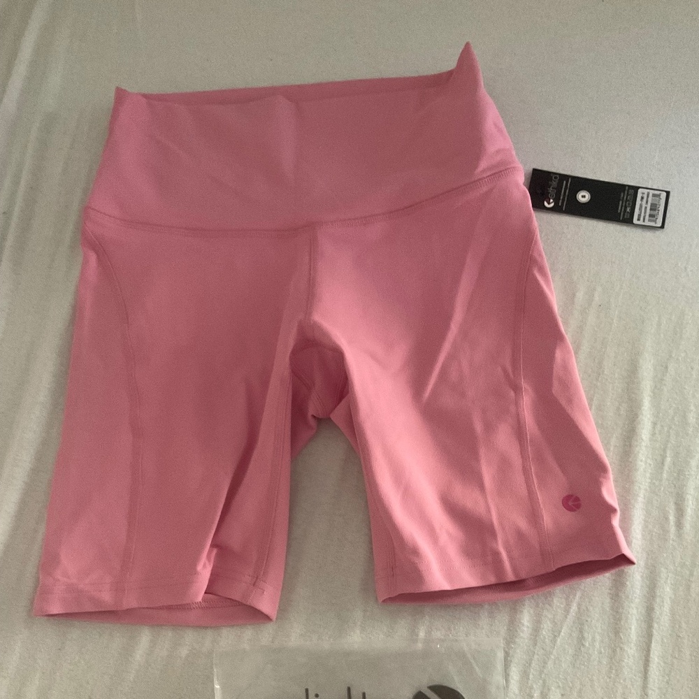 Ethika shorts women pink small biker new yoga